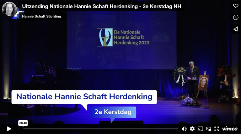 Lees meer over het artikel Uitzending Nationale Hannie Schaft Herdenking 2023 bij NH TV.