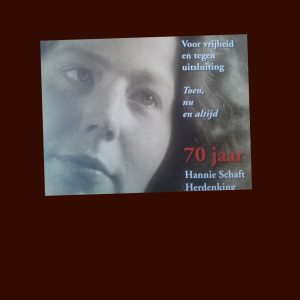 Bijzonder boekje: ’70 jaar Hannie Schaft Herdenking’