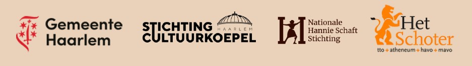 Dank aan onze partners De herinrichting is financieel mogelijk gemaakt door Gemeente Haarlem, Stichting Cultuurkoepel, Legaat Jeroen Pliester (oud-voorzitter van de Nationale Hannie Schaft Stichting) en de Haarlemse school Het Schoter, de voormalige middelbare school van Hannie Schaft.