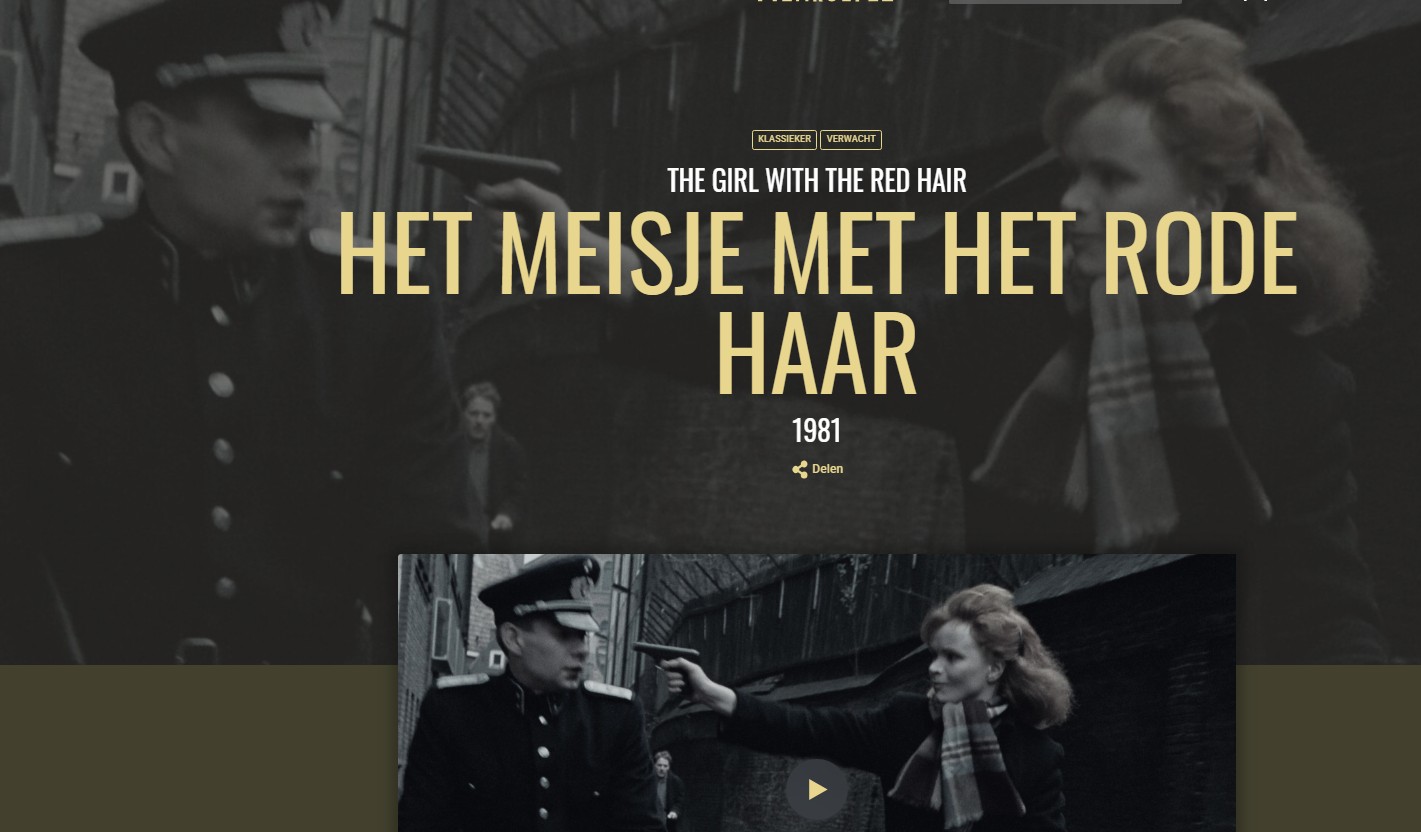 Nieuwe restauratie van de filmklassieker over verzetsstrijder Hannie Schaft (Renée Soutendijk). Ze sluit zich aan bij een groep die aanslagen pleegt op collaborateurs. Ben Verbong baseerde zich op het verhaal van de jonge Haarlemse studente Hannie Schaft die tijdens de Tweede Wereldoorlog stopt met haar rechtenstudie om haar idealen en haar gevoel voor recht in praktijk te brengen; zij sluit zich aan bij het verzet. Hannie Schaft wordt een maand voor de bevrijding opgepakt en gefusilleerd. De digitale restauratie is uitgevoerd door STORM (Jack Kuipers) onder supervisie van Theo van de Sande, de cameraman van de film. Als uitgangspunt gebruikte hij een 4K-scan van het originele cameranegatief uit de collectie van Eye. Na een jarenlange zoektocht vond Ben Verbong het originele, verloren gewaande negatief in 2025 terug. “Er gingen geruchten dat het was vernietigd, maar dat kon ik niet geloven”, vertelde hij aan L1. Door een tip kwam Verbong er uiteindelijk achter dat het negatief al die tijd in een Nederlandse loods lag. Deze is vervolgens naar Eye verplaatst en in 4K gescand voor de restauratie. Praktische informatie Let op: Tickets verkrijgbaar bij Filmkoepel.nl