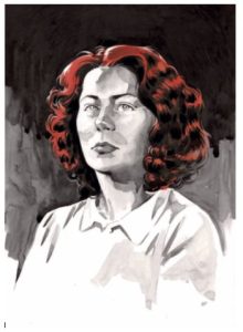 Hannie Schaft in de Graphic Novel "De sirenen van Haarlem"