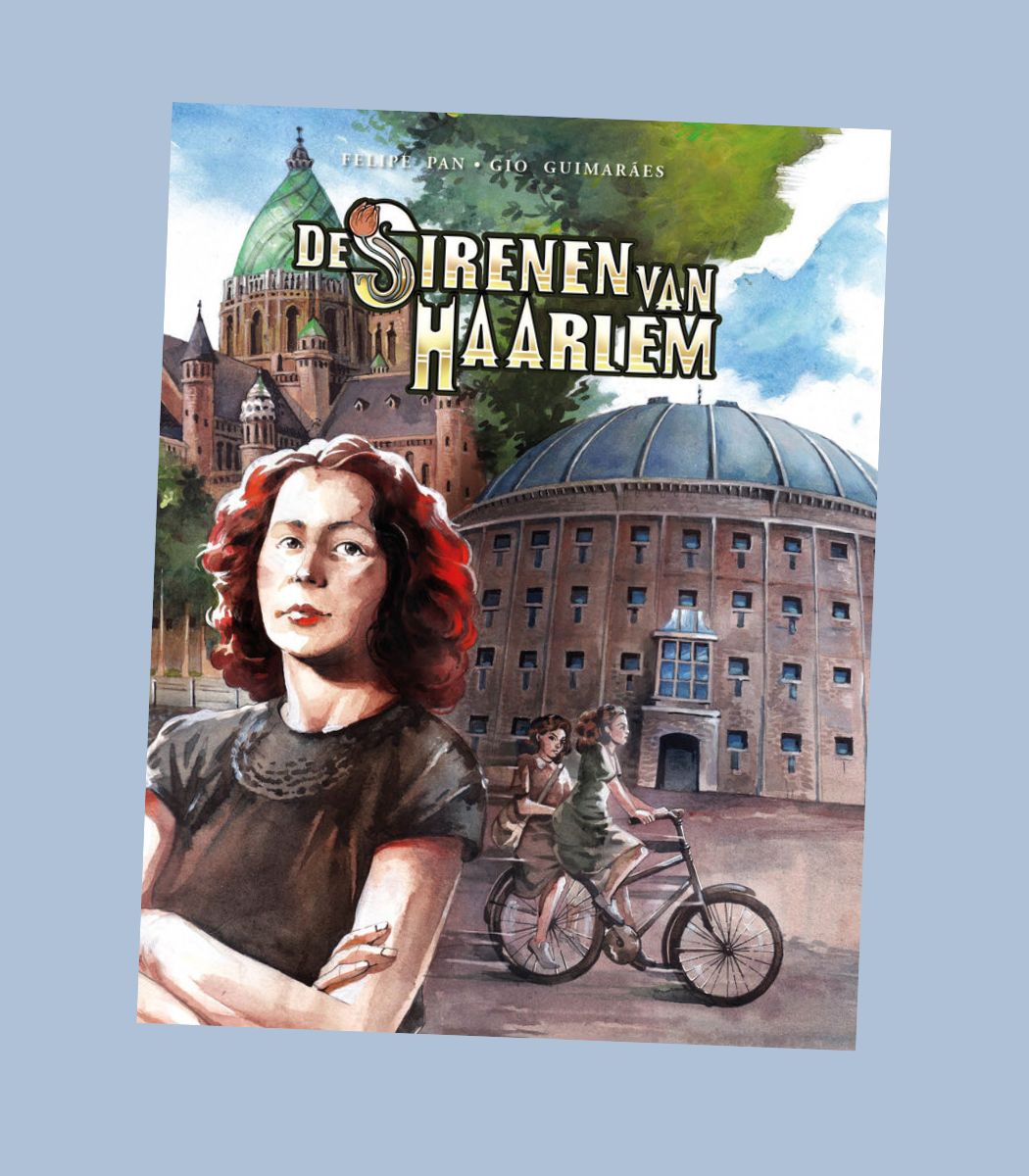 Hannie Schaft in de Graphic Novel "De sirenen van Haarlem"