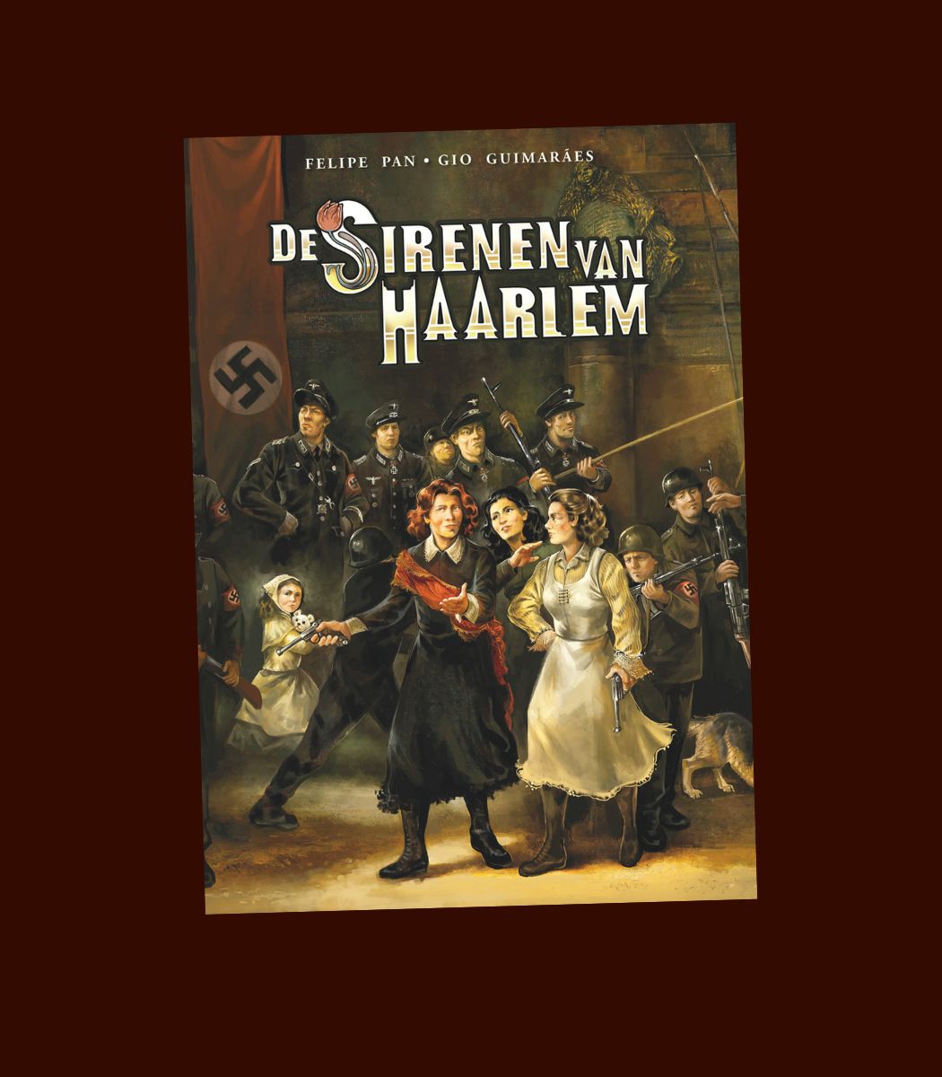 Hannie Schaft in de Graphic Novel "De sirenen van Haarlem"
