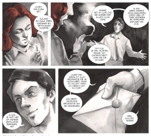 Hannie Schaft in de Graphic Novel "De sirenen van Haarlem"