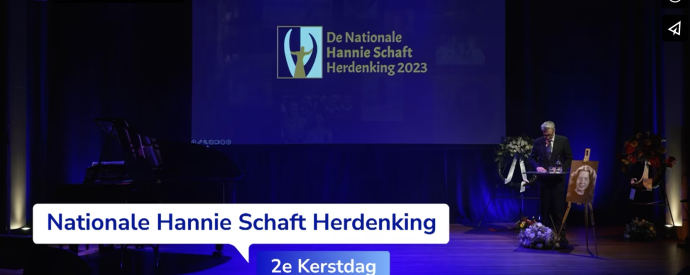 Uitzending Nationale Hannie Schaft Herdenking 2023 bij NH TV.